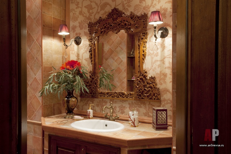 东方式陶土色调公寓室内设计丨Маркос Юлия-41