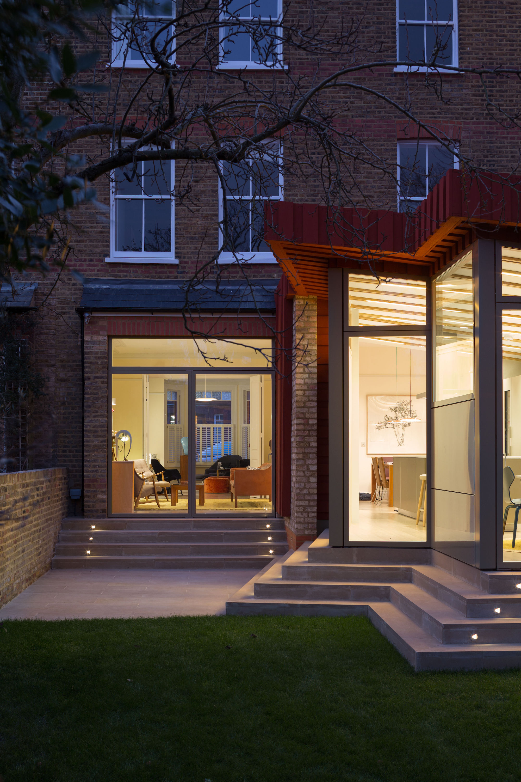 北伦敦精美半独立别墅设计，花园景观与生活空间完美融合-30