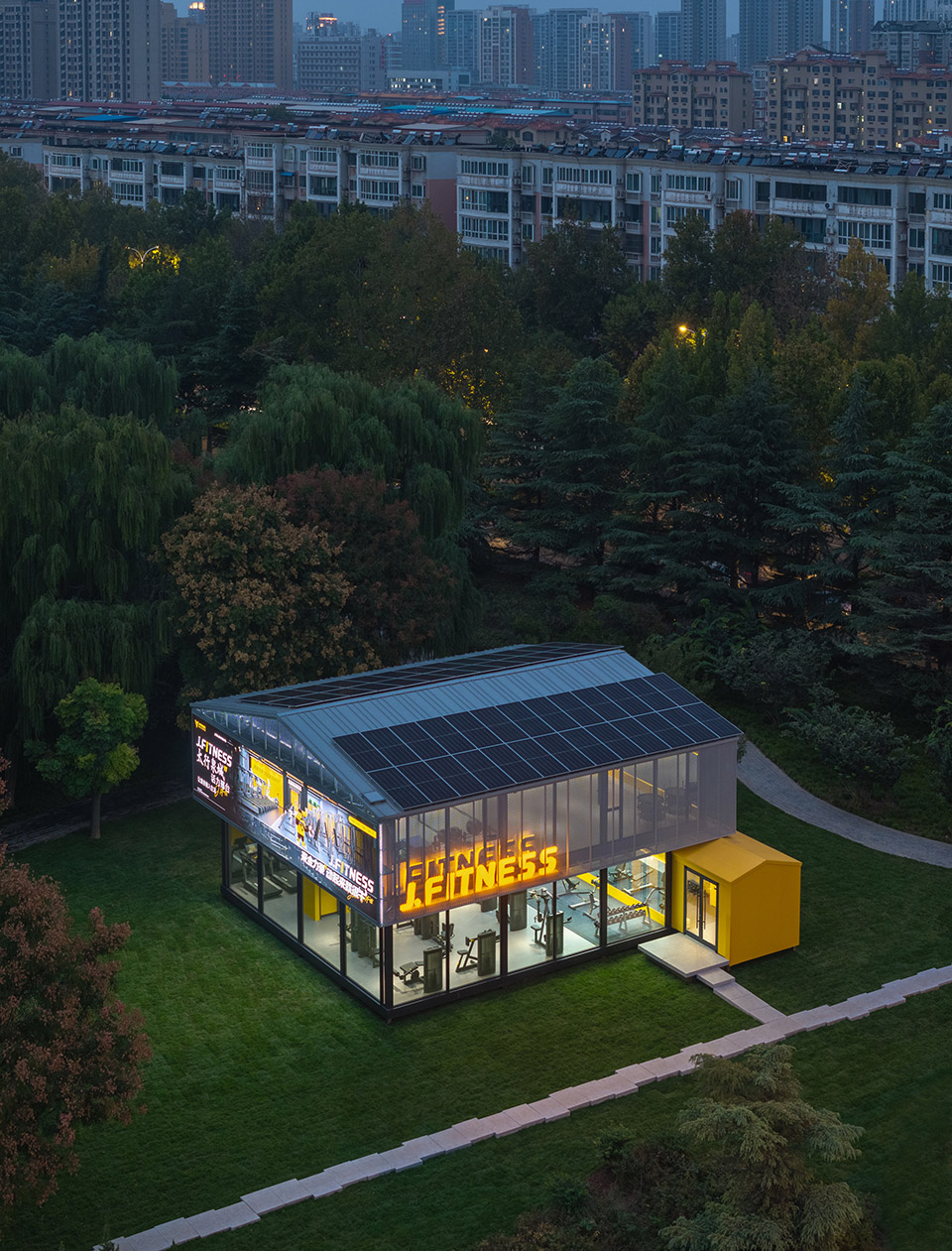 J· Fitness模块化预制智能健身房丨中国河北丨十域建筑-32