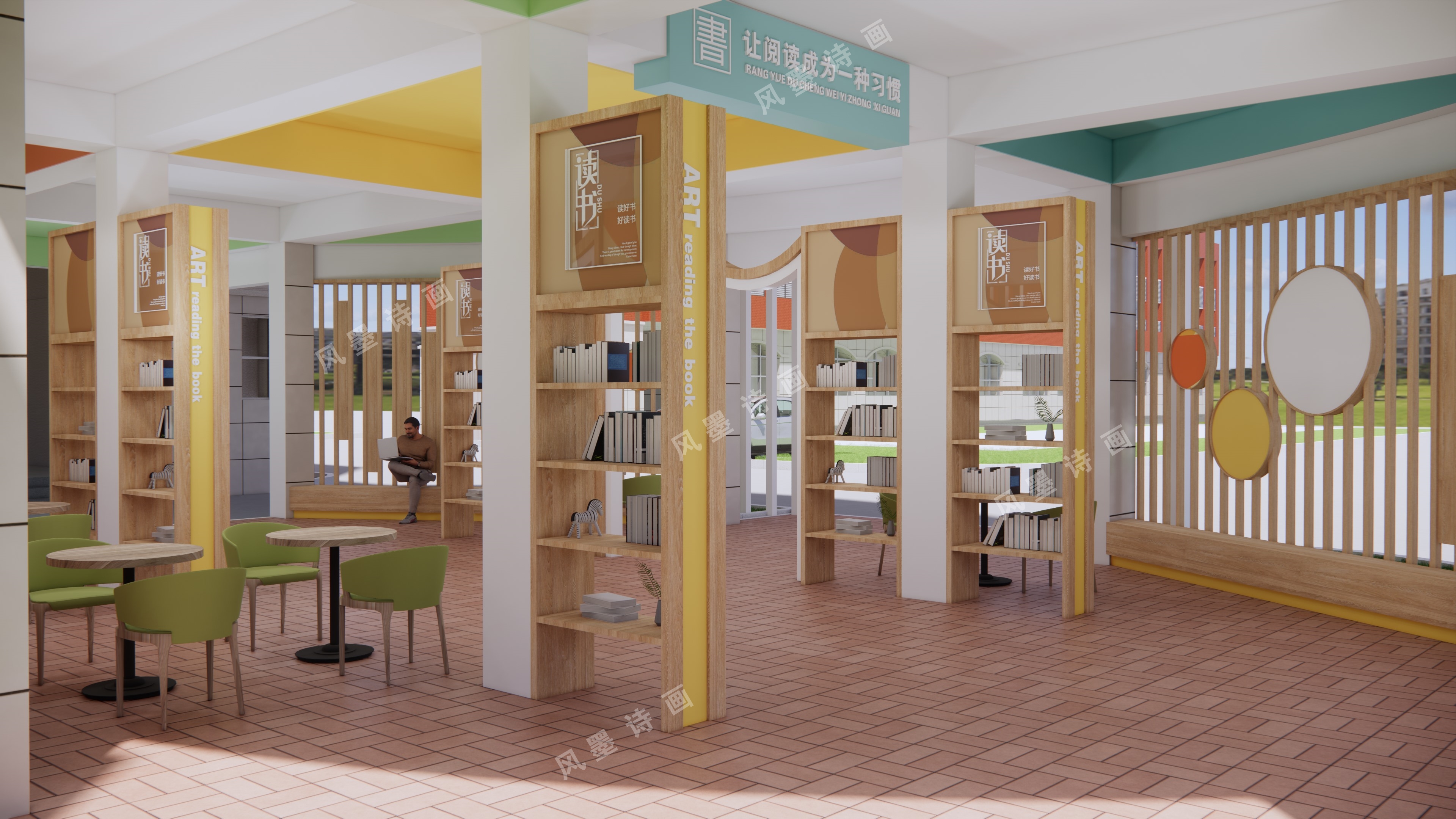 某学校长廊设计-27