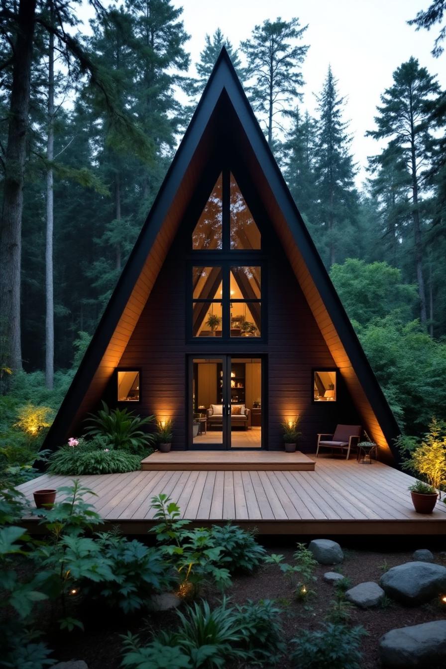 26座Aframe风格自然爱好者小屋丨BuildGreenNewHomes-98