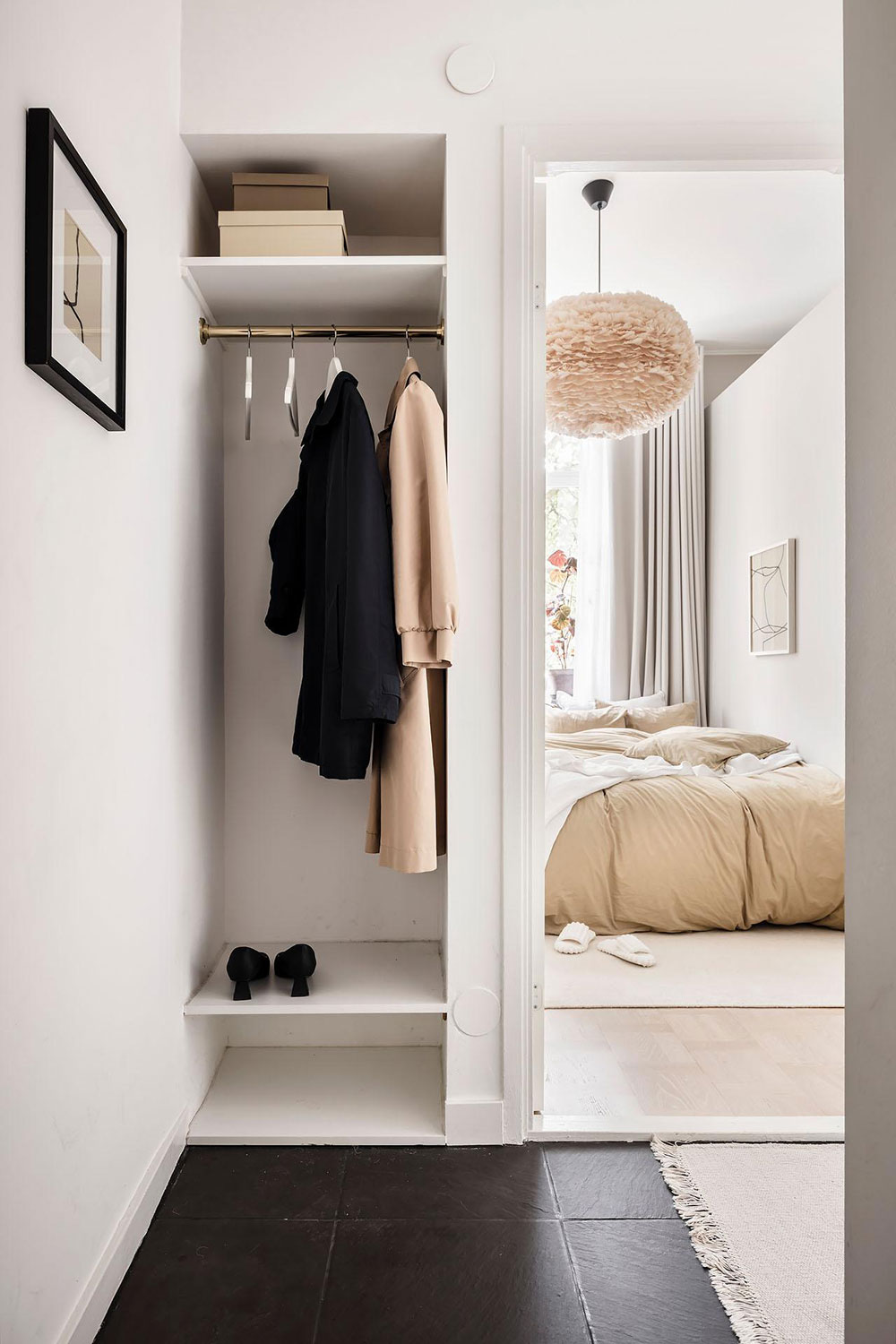 瑞典 36㎡小公寓 | 拱窗设计点石成金-27