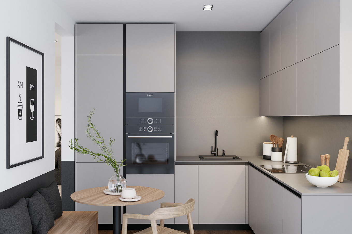 现代清简小公寓-15