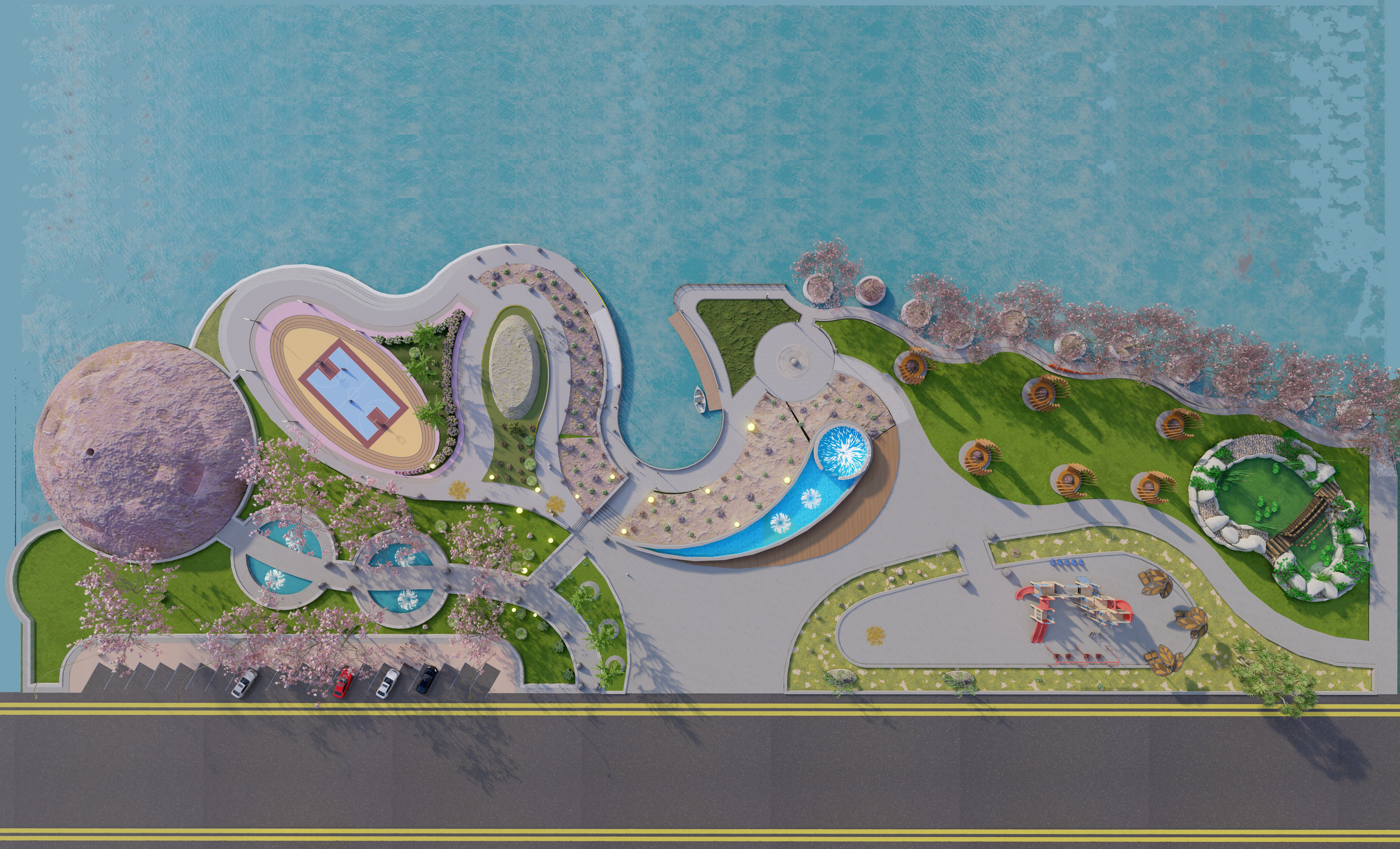 日本公共公园，樱花花园丨saria Bek-10