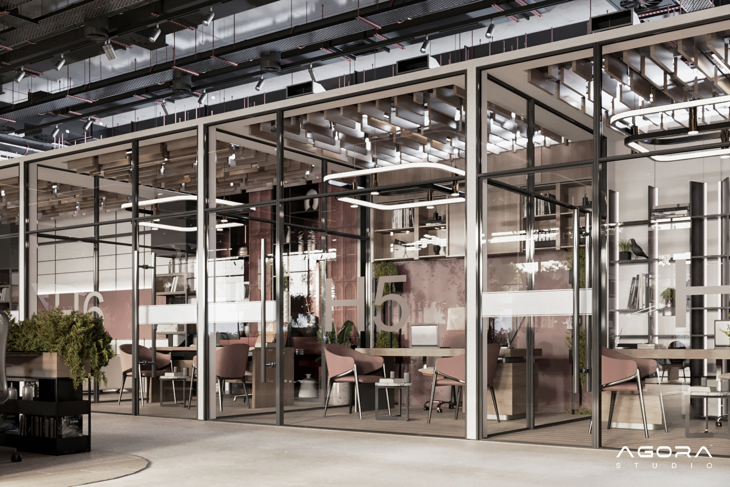 高档办公室风格设计丨沙特阿拉伯-14