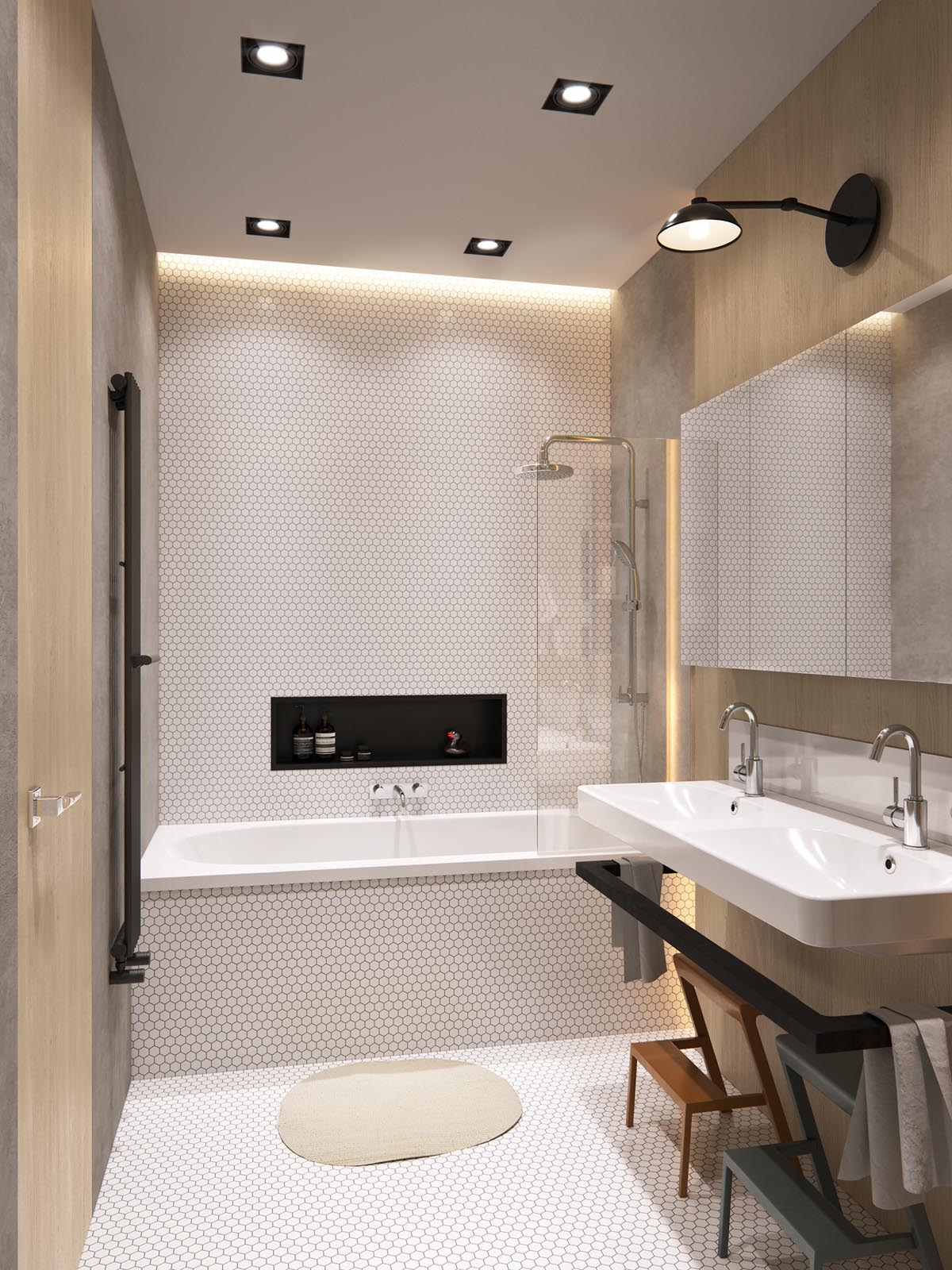 一个简洁的现代家庭  尼斯·巴斯帕洛夫(Denis Bespalov)-20