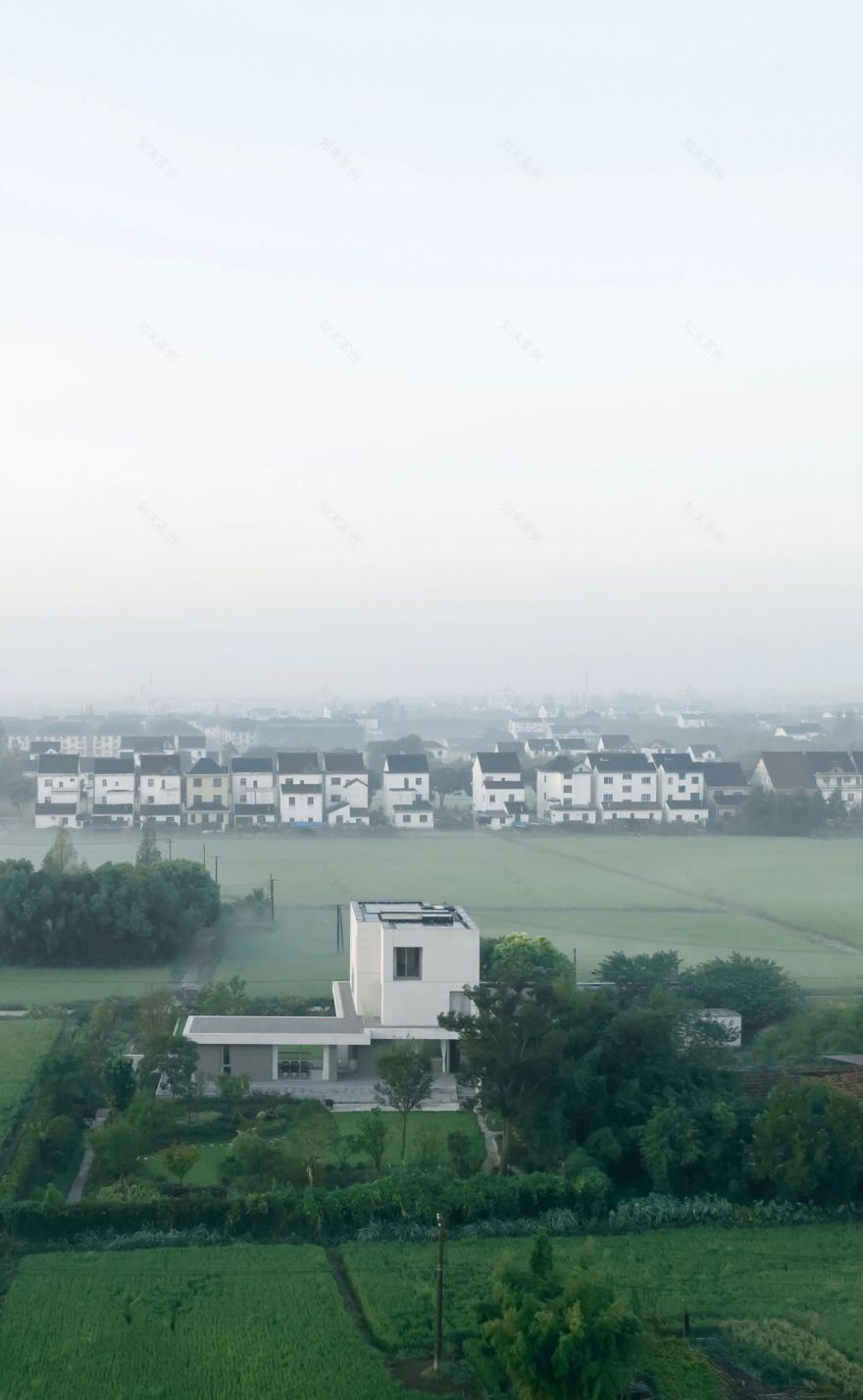 新作|陆启水建筑师事务所|稻田边的光墅-0