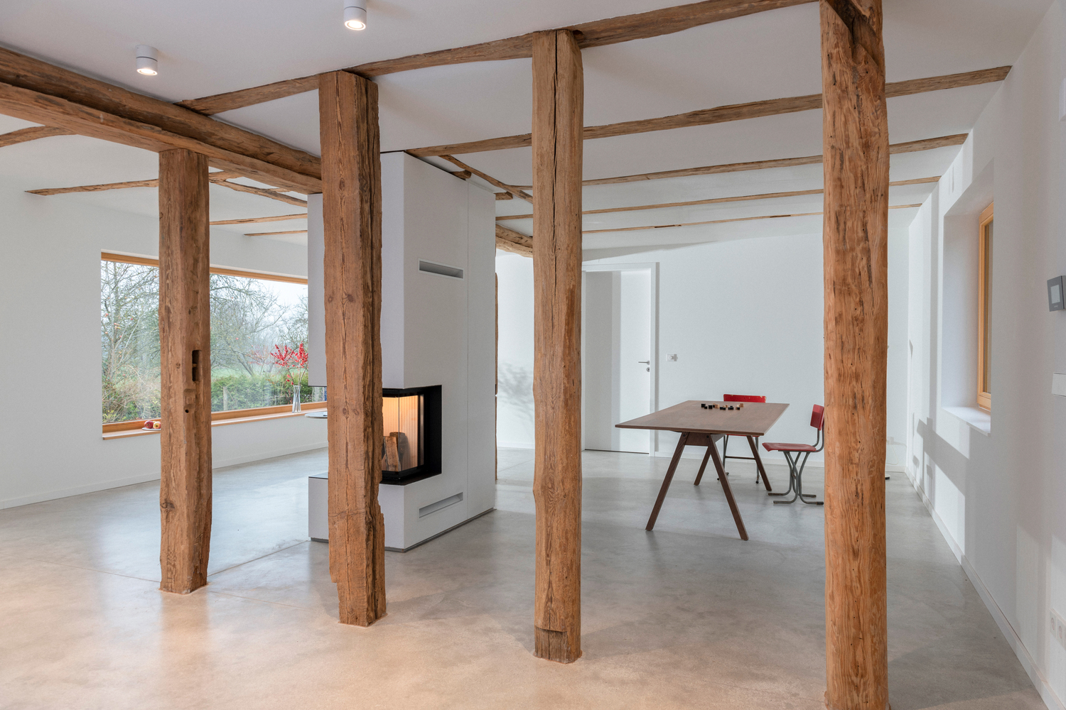 德国乡村百年老宅的现代复兴丨Hoff Architects,Sierra Boaz Cobb-13