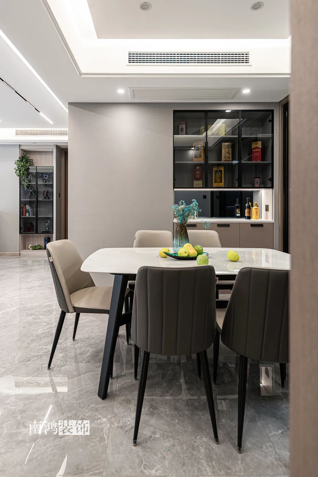 学成府 128㎡现代风格大平层设计丨浙江南鸿装饰-40