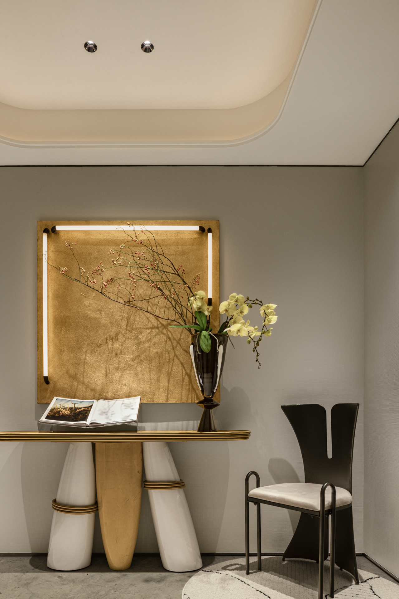 中信金沙湾伴山壹号C户型样板房丨中国深圳丨元禾大千(软装),纳沃设计NNS Design(硬装)-81