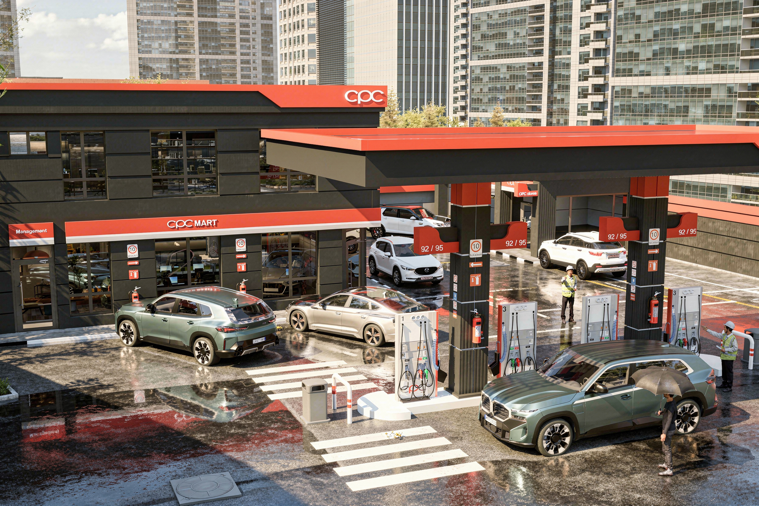 Renovating co-op gas station to CPC gas station-3