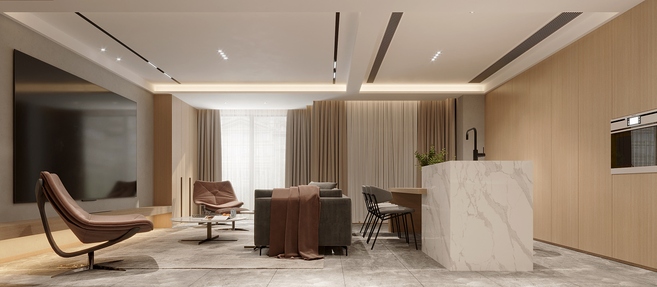 休闲原木风,自然舒适-1