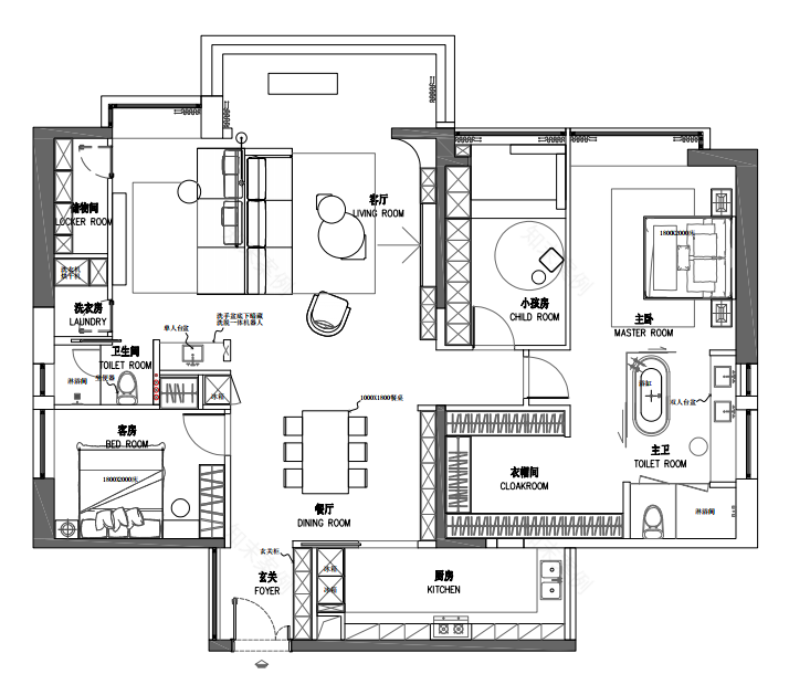 华润城·润府极简风私宅丨红柏设计-35