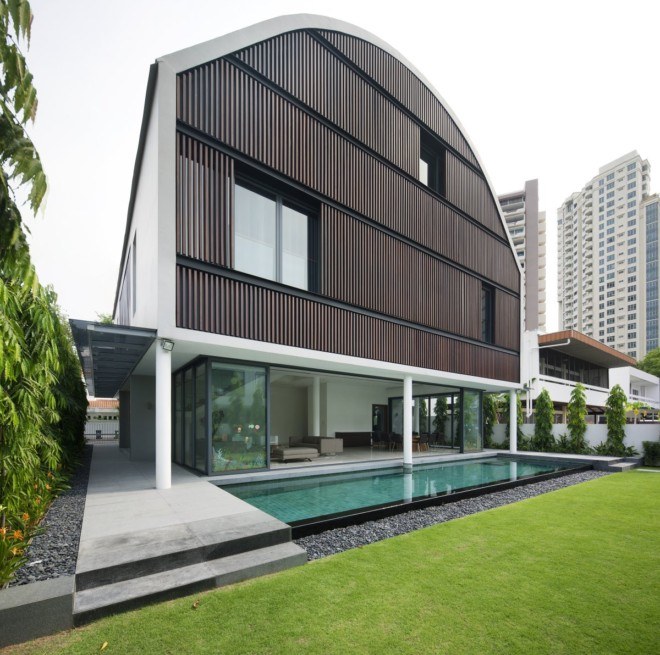 豪华别墅 现代风格新加坡现代住宅设计-36