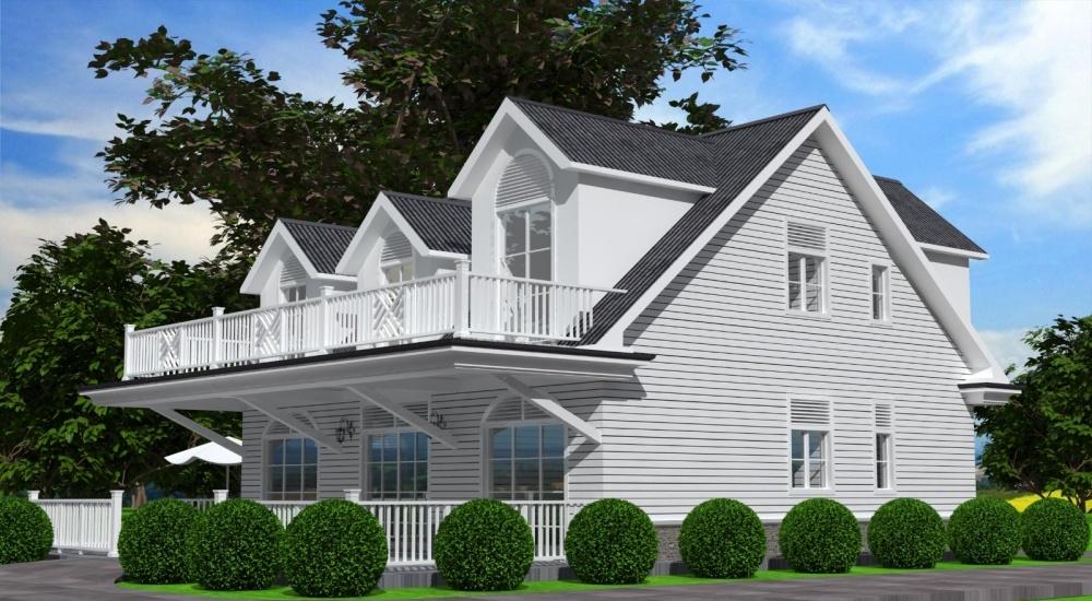 农村自建房设计 | 二层小木屋别墅的定制之旅-7