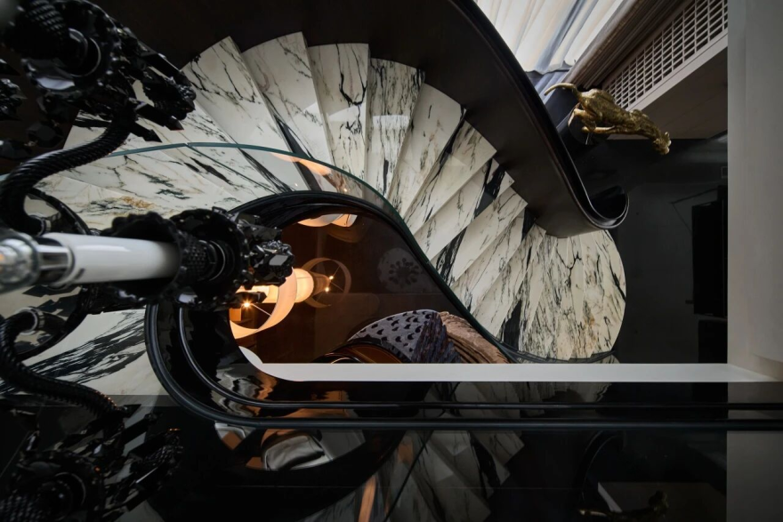 锦绣滨江双层豪宅丨中国重庆丨纳物凡璞空间设计-16