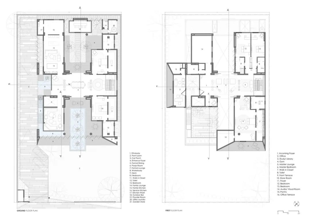 印度卢迪亚纳极简主义住宅设计丨极简主义建筑与设计工作室-21