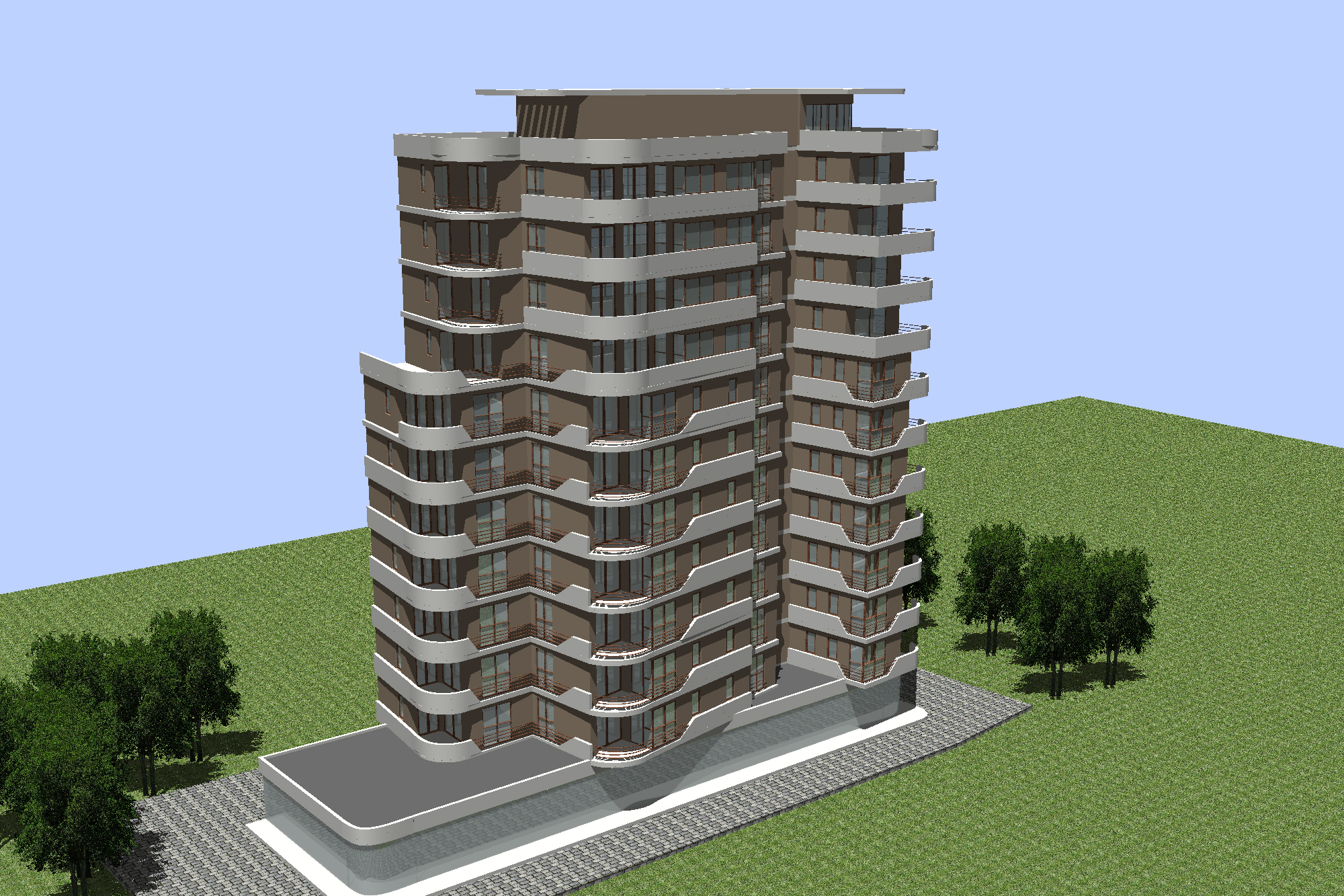 Petek 公寓建筑概念设计-27