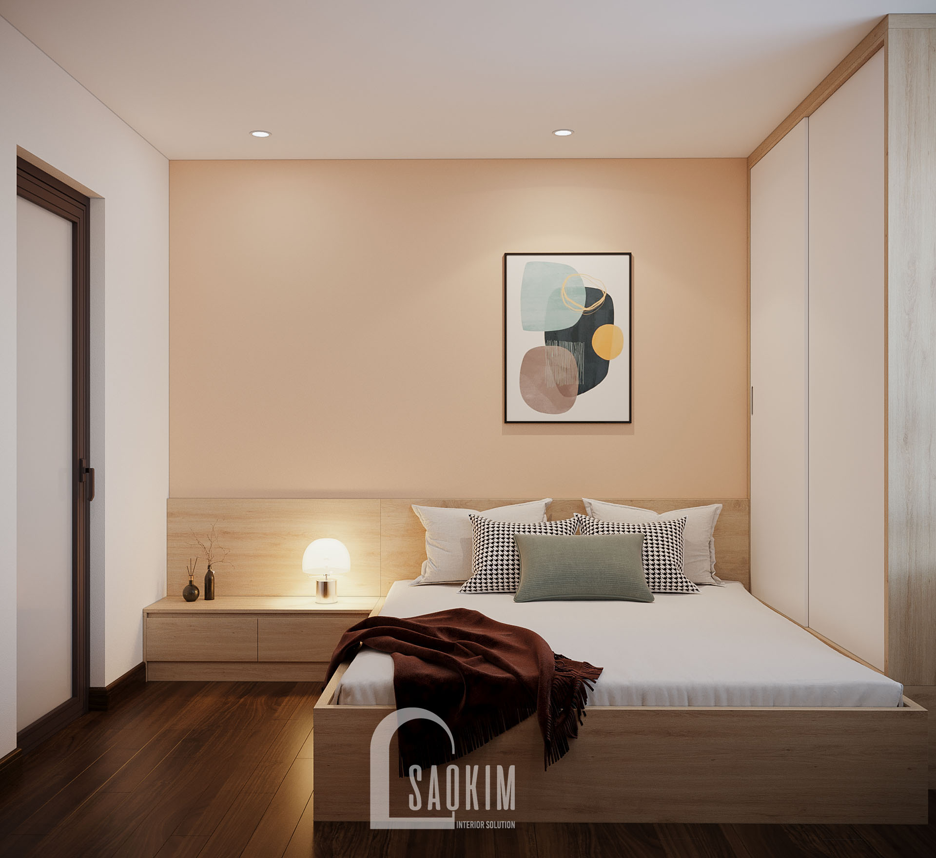 80m2 Eco Home 3 公寓丨Sao Kim 室内解决方案有限公司-13