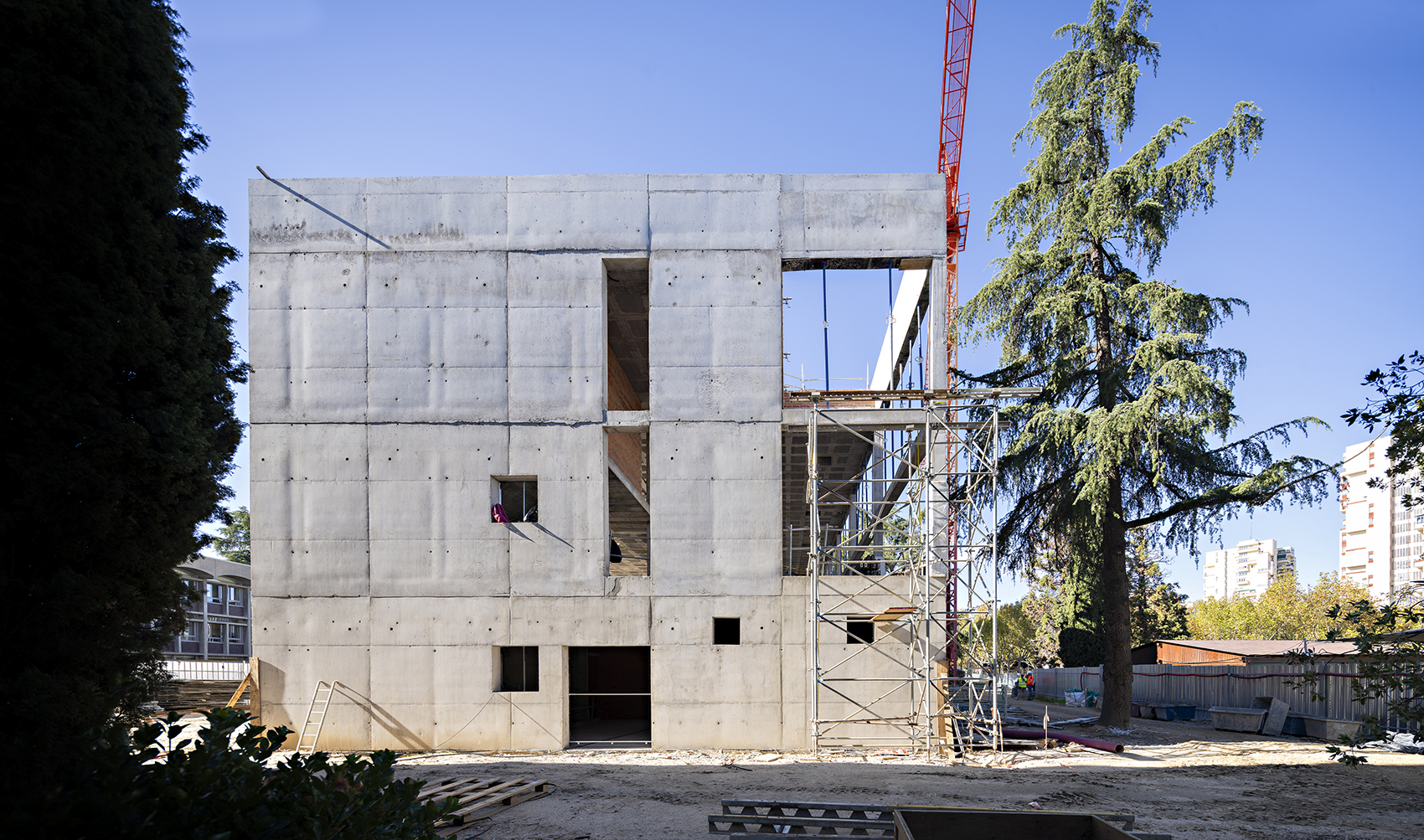 马德里法国学校图书馆丨西班牙马德里丨Alberto Campo Baeza-42