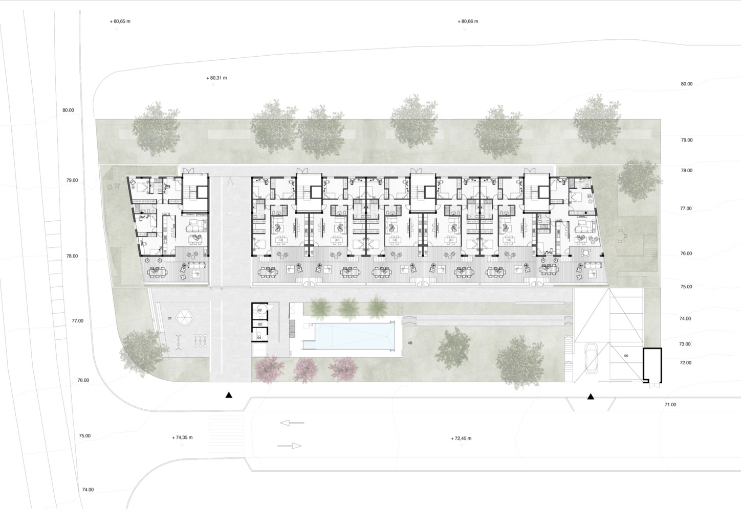 西班牙马拉加 Huerta Nueva 住宅建筑设计丨Bakpak Architects-30