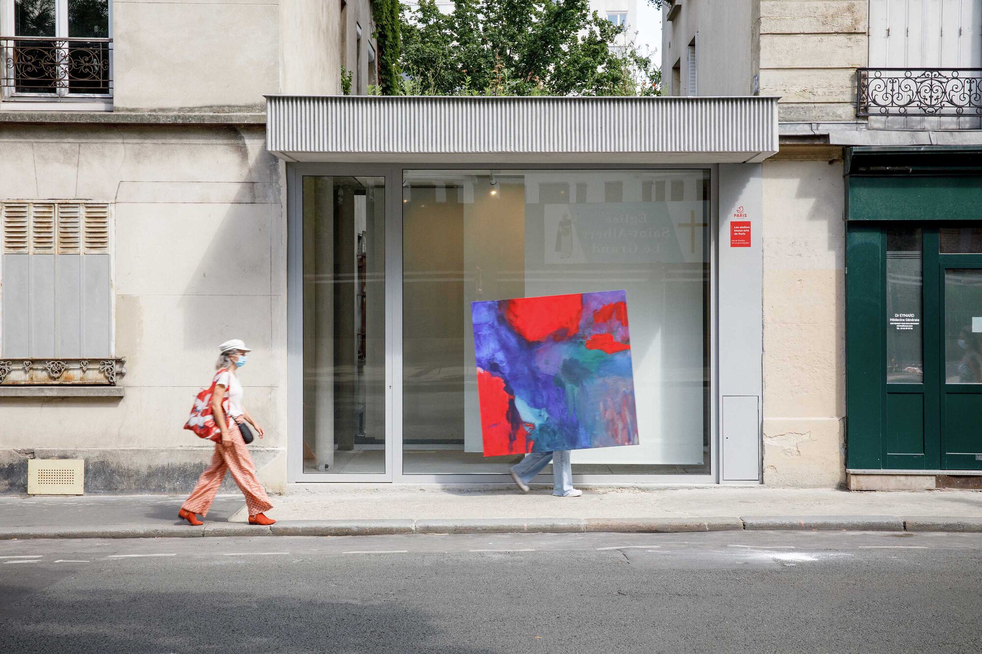 Atelier des Beaux-Arts Glacière Exhibition Showcase / Bien Urbain – atelier d’architecture -9