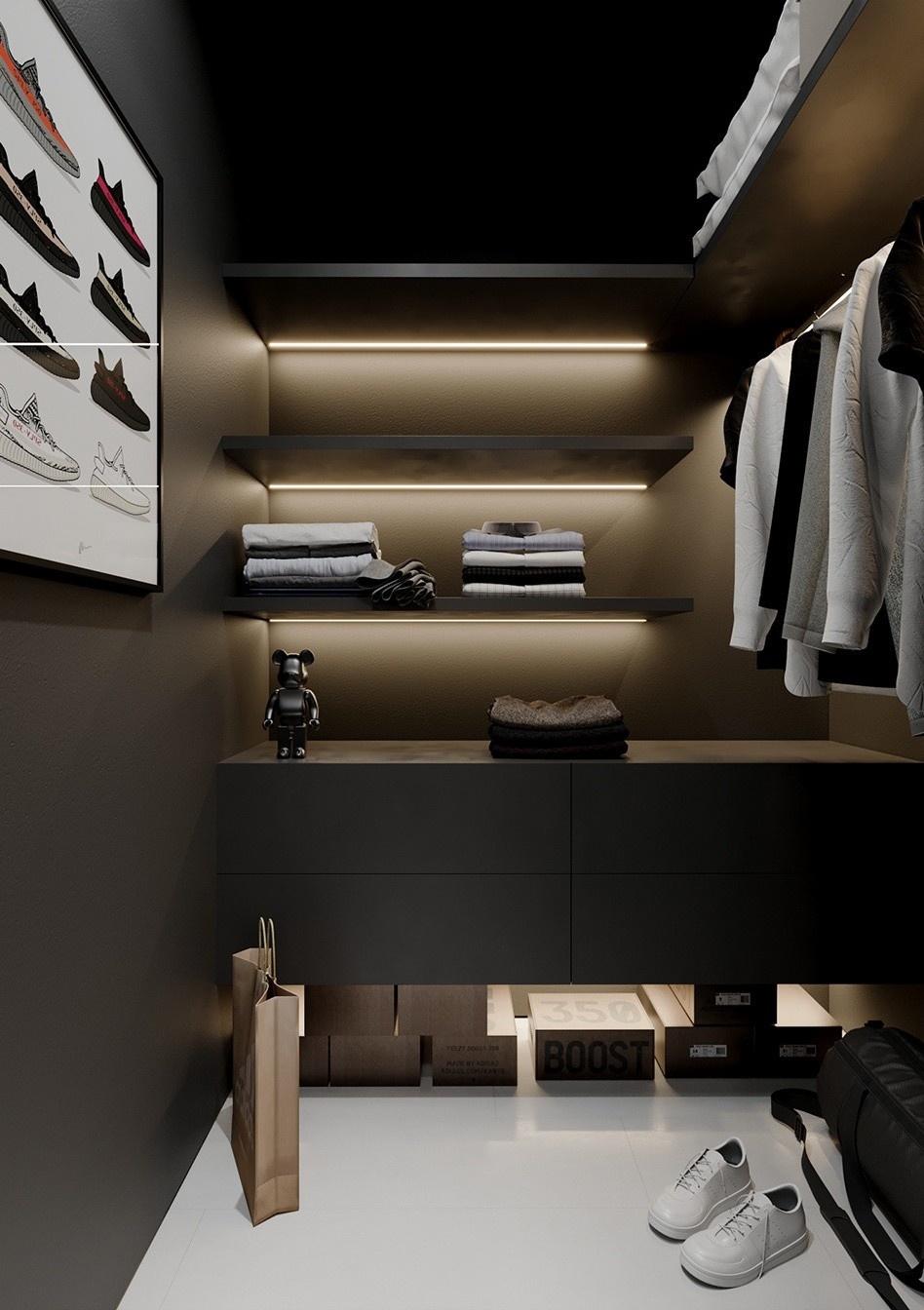 100㎡简约风湛蓝住宅设计 超精致！ | 疯狂爱设计-14