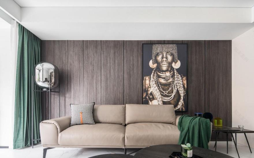 上海谷辰设计 · 平层空间的一抹春意江南-0