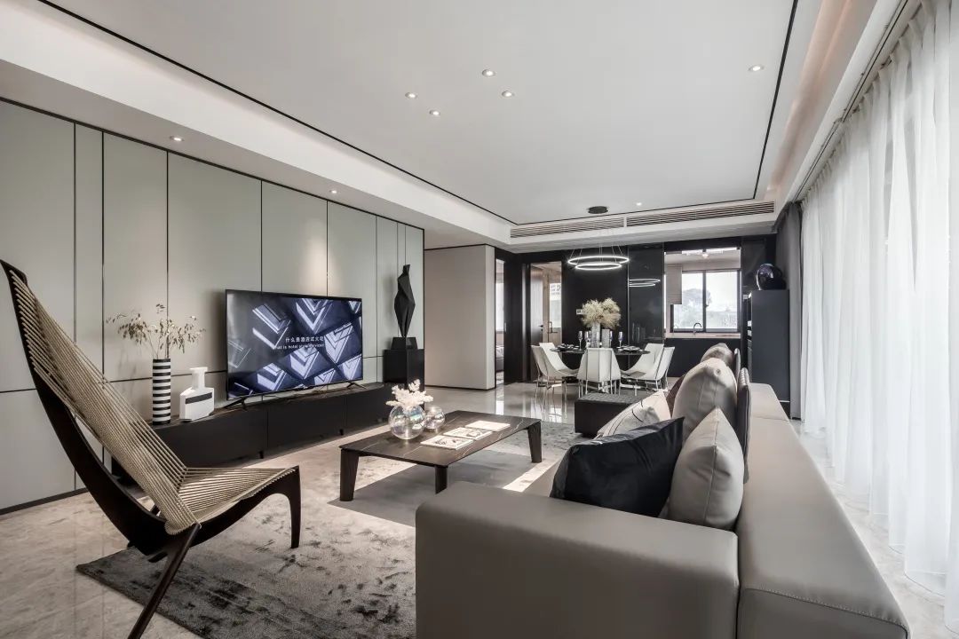 嘉华地产·印湘江样板间 | 现代简约美学之家-18