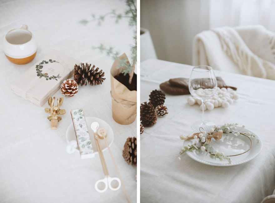 乌克兰新年餐桌设计 | 从奢华派对到雪白装饰-10