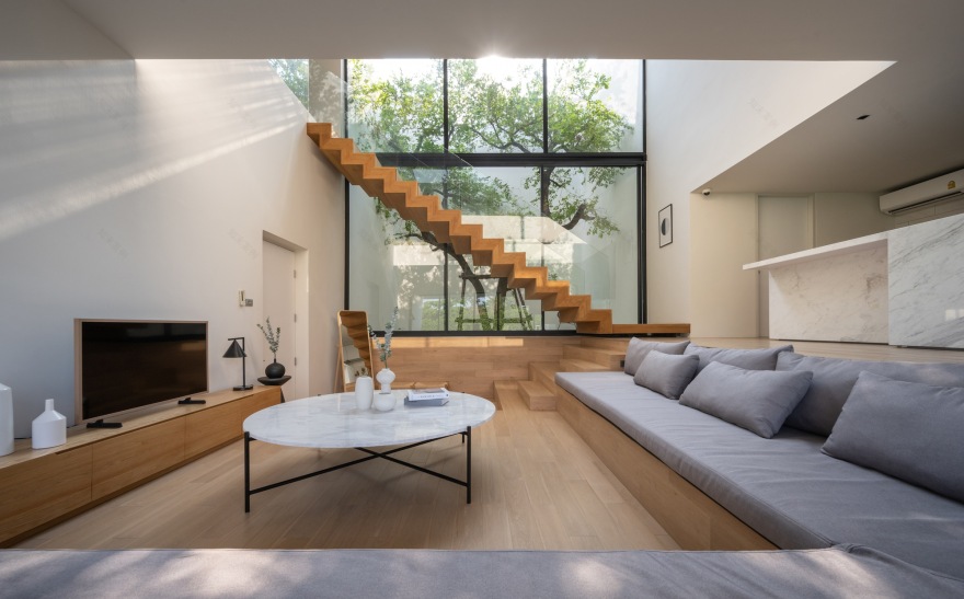 凹陷式住宅丨泰国曼谷丨WARchitect-13