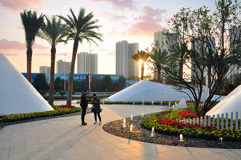 北海铂悦湾住宅区景观-4