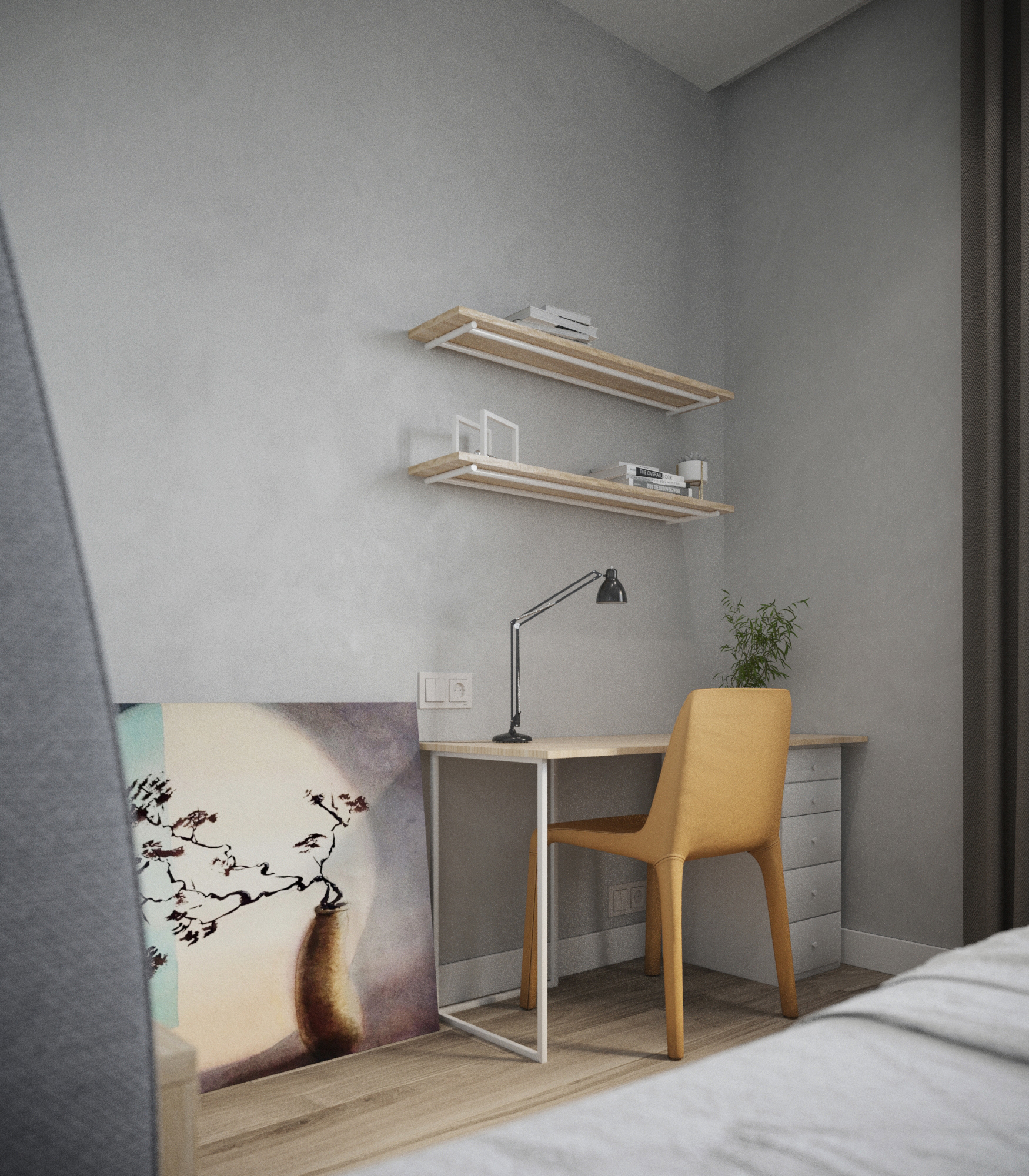 Stuff 卧室室内设计丨俄罗斯莫斯科丨Pobedonoscev Architects-4