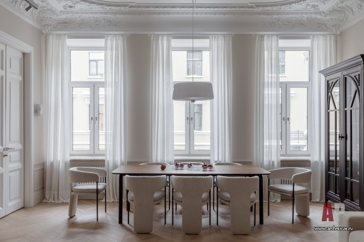 1904年历史建筑内四居室公寓改造丨俄罗斯圣彼得堡丨库尼察·阿拉-12