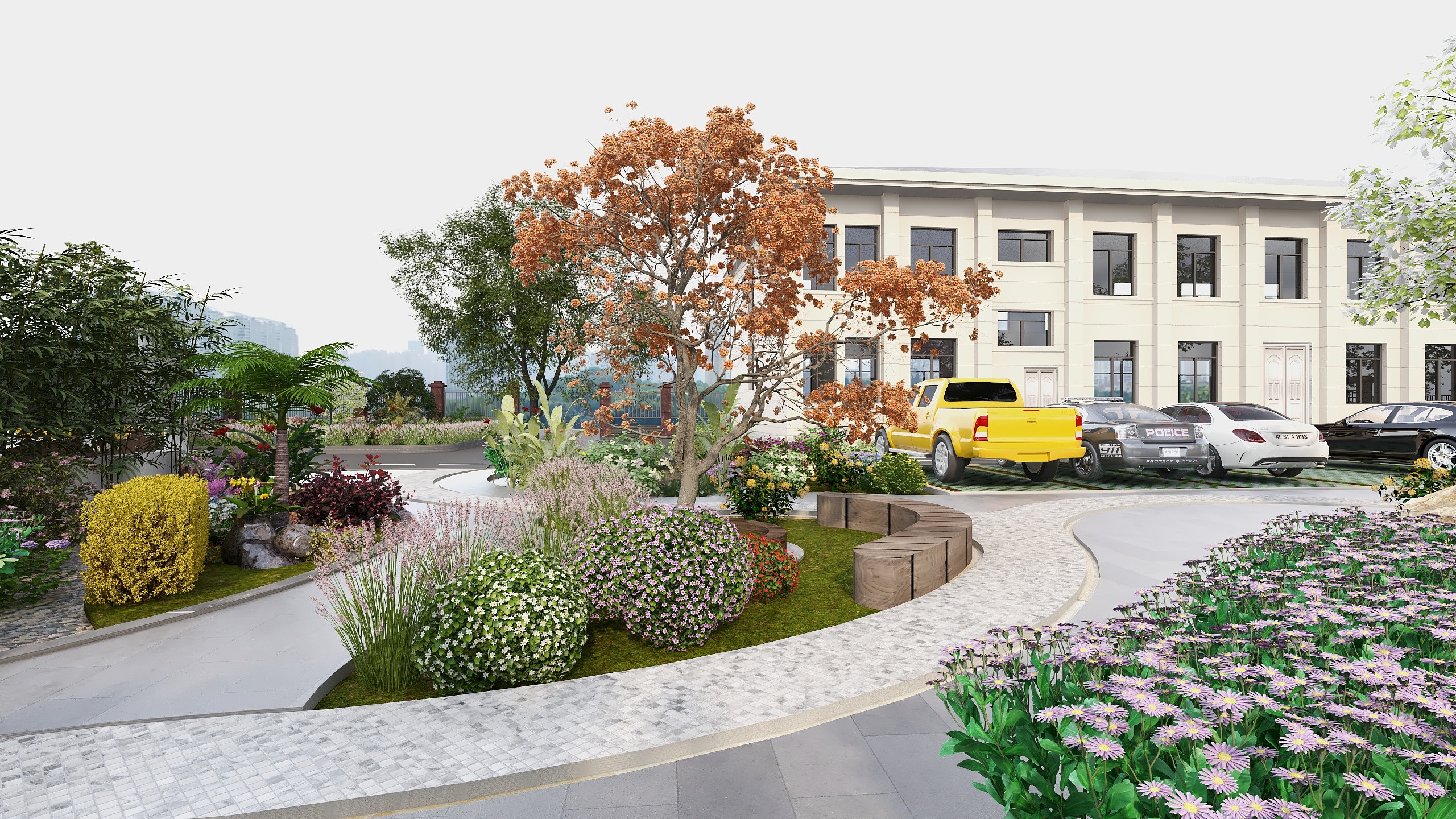 国家电网基层供电所园林景观设计-7