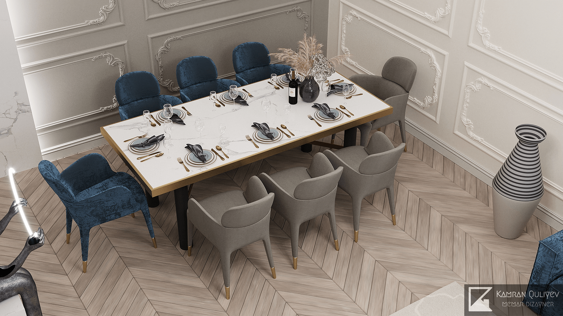 LIVINGROOM 室内设计丨阿塞拜疆丨Kamran Guliyev-21