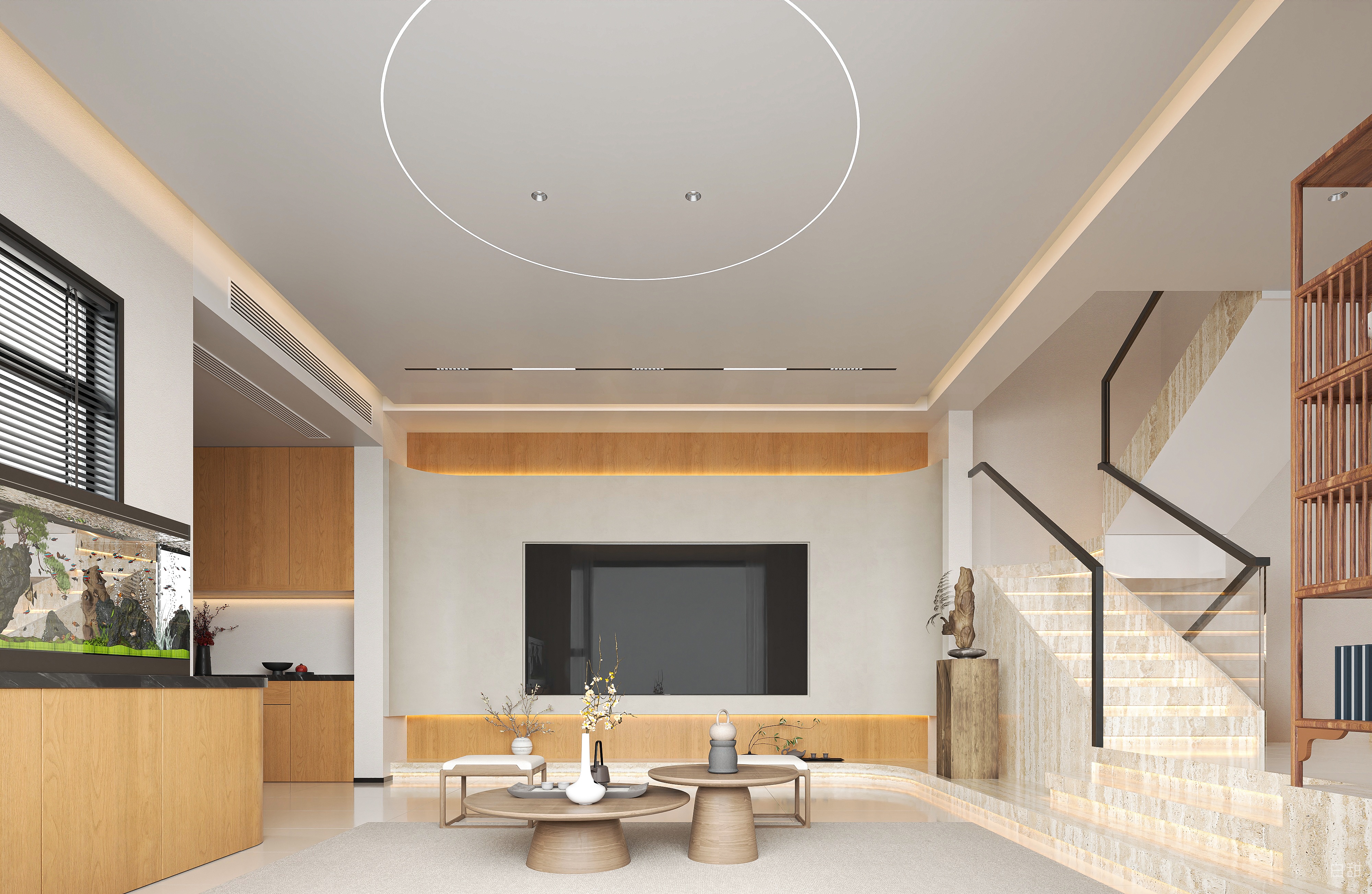 清浅木调、多元设计，烟火气里的治愈空间-6