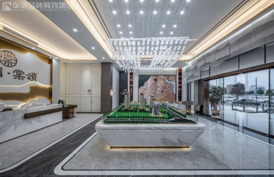 华浔品味装饰打造的新中式售楼部 | 海润棠颂,诗意江南境-34