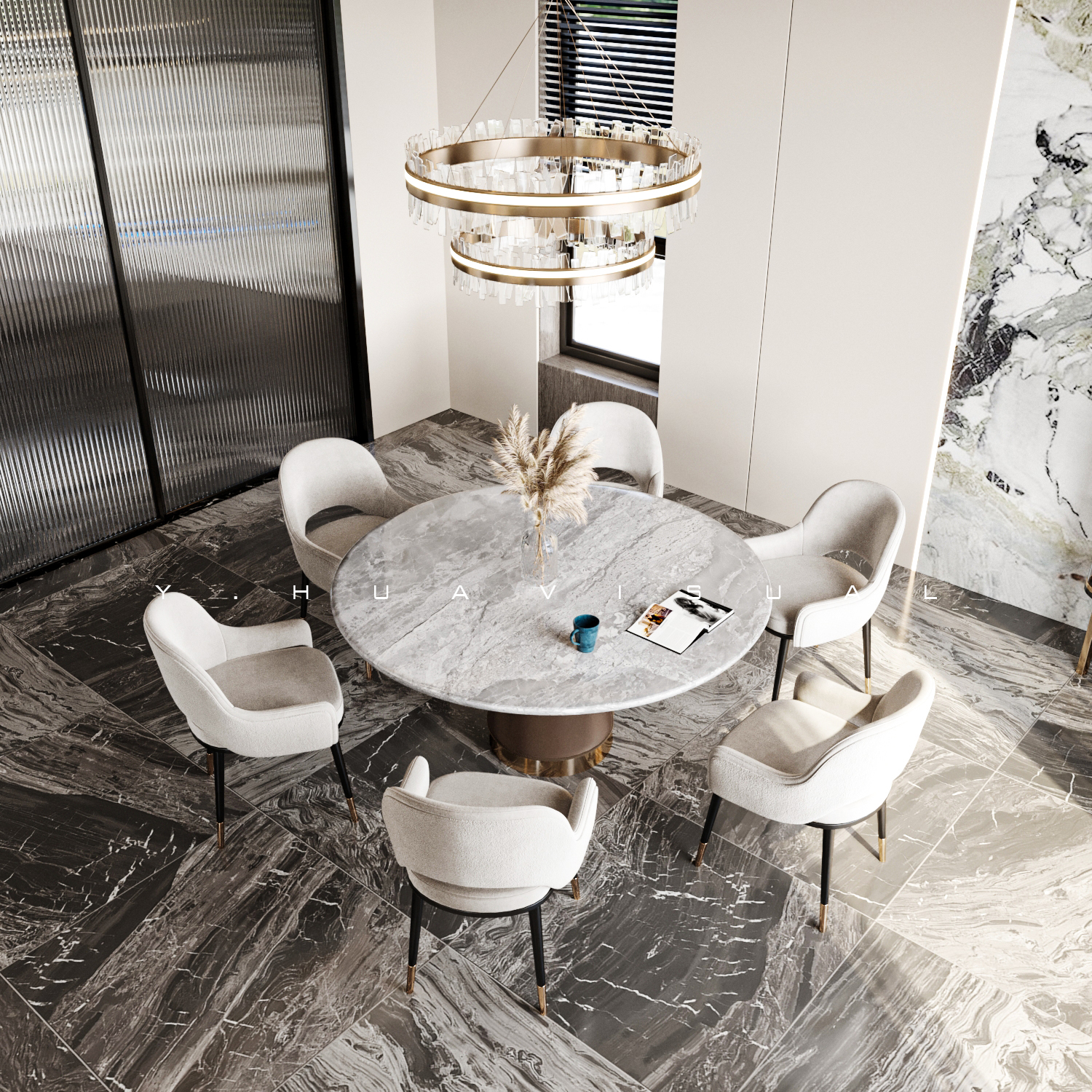 渲染作品分享｜不一样的别墅-5