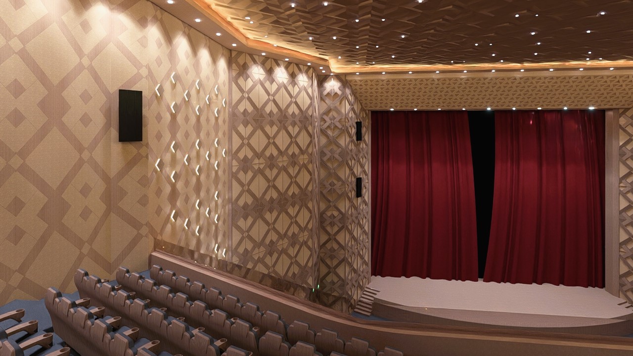 Theatre Interior Design in KSA - GRAND AUDITORIUM-8