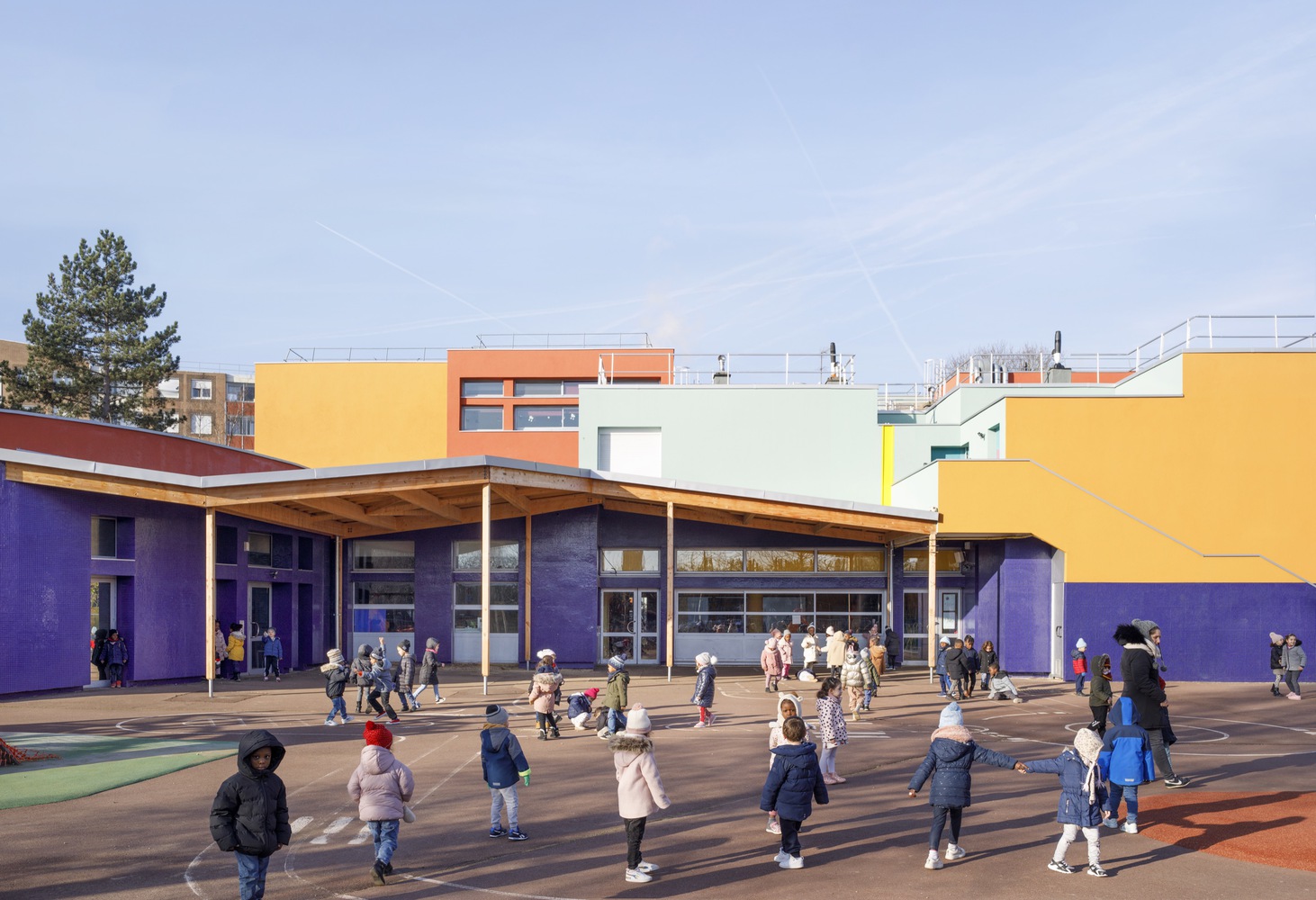 法国 Jean Macé 学校温暖环保改造丨法国巴黎丨SOL 建筑事务所-3