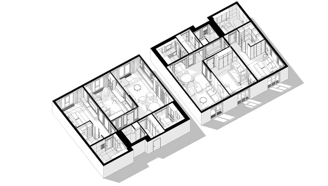 奶油色调黄铜细节,打造 120㎡精致高雅空间丨MARTA SHPACHENKO-9