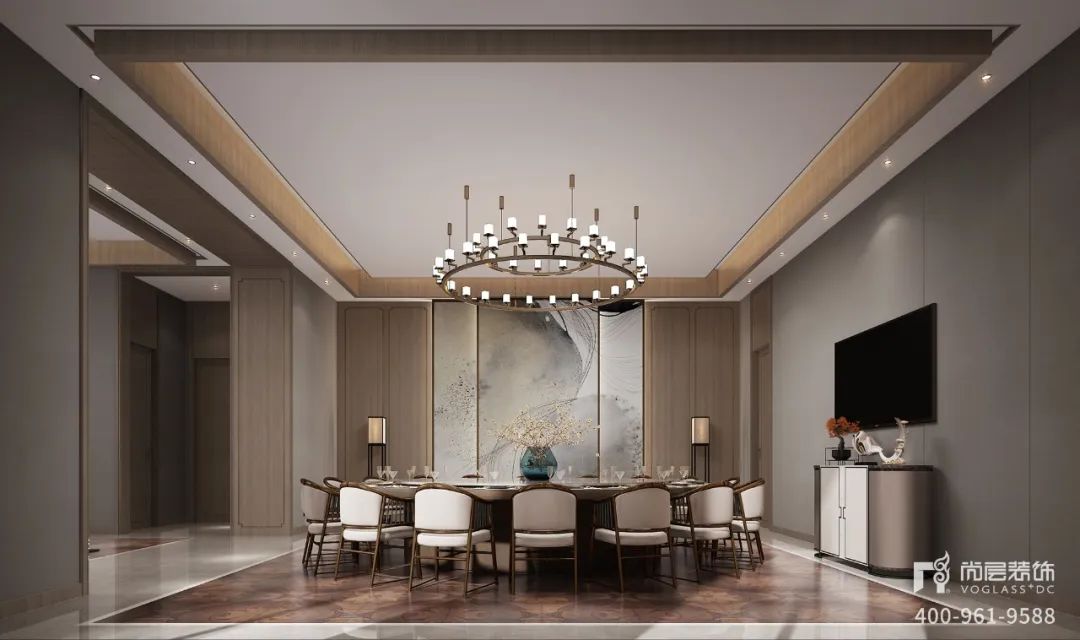 尚层装饰 2600 平气韵大宅 | 新中式风格的美学盛宴-27