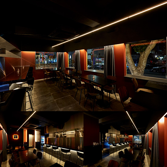 13 坪现代简约餐厅设计，黑白色调的魅力空间-1