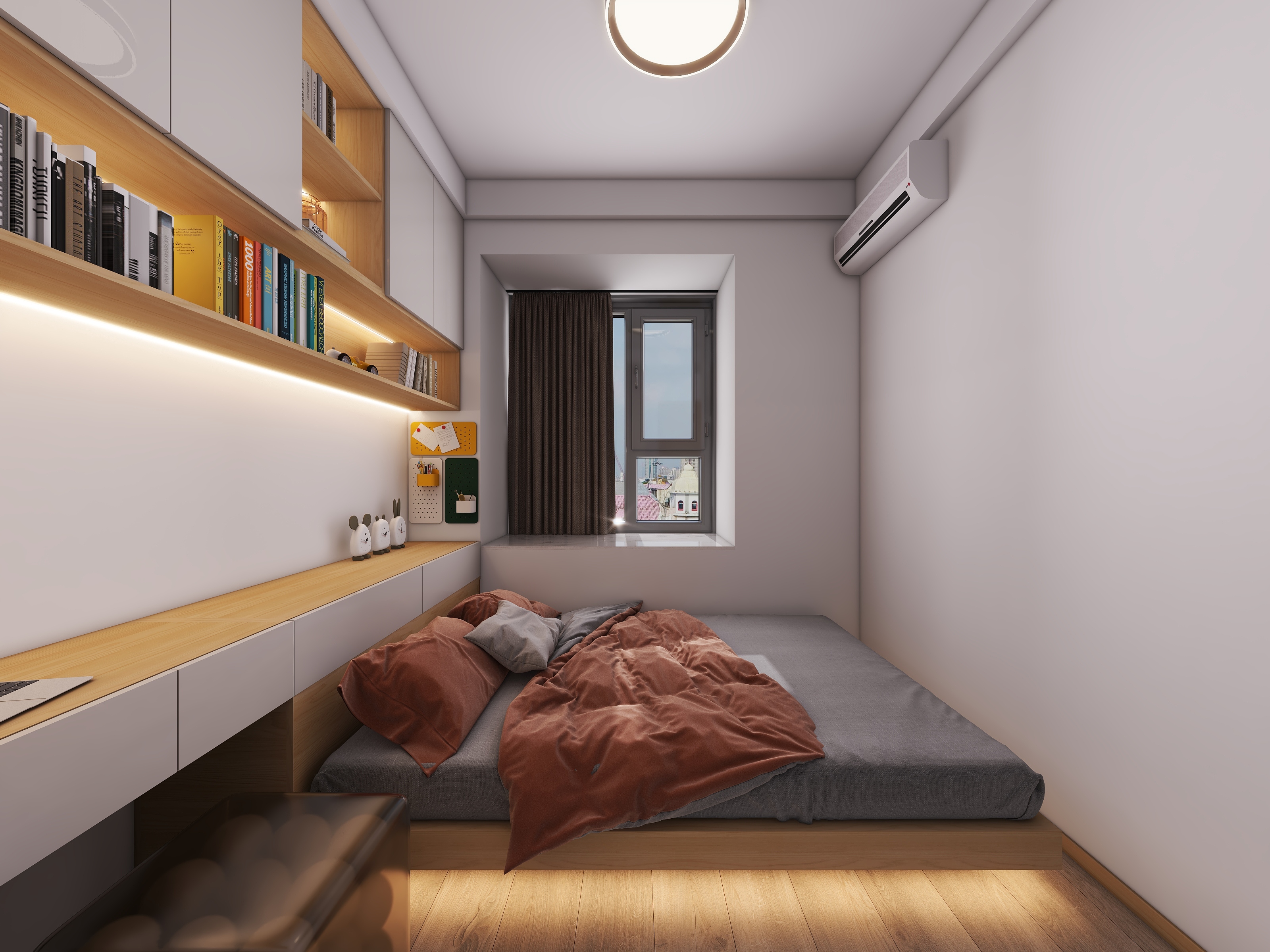 四川成都汇厦少城锦官郡（67平方日式原木风两居室）-36