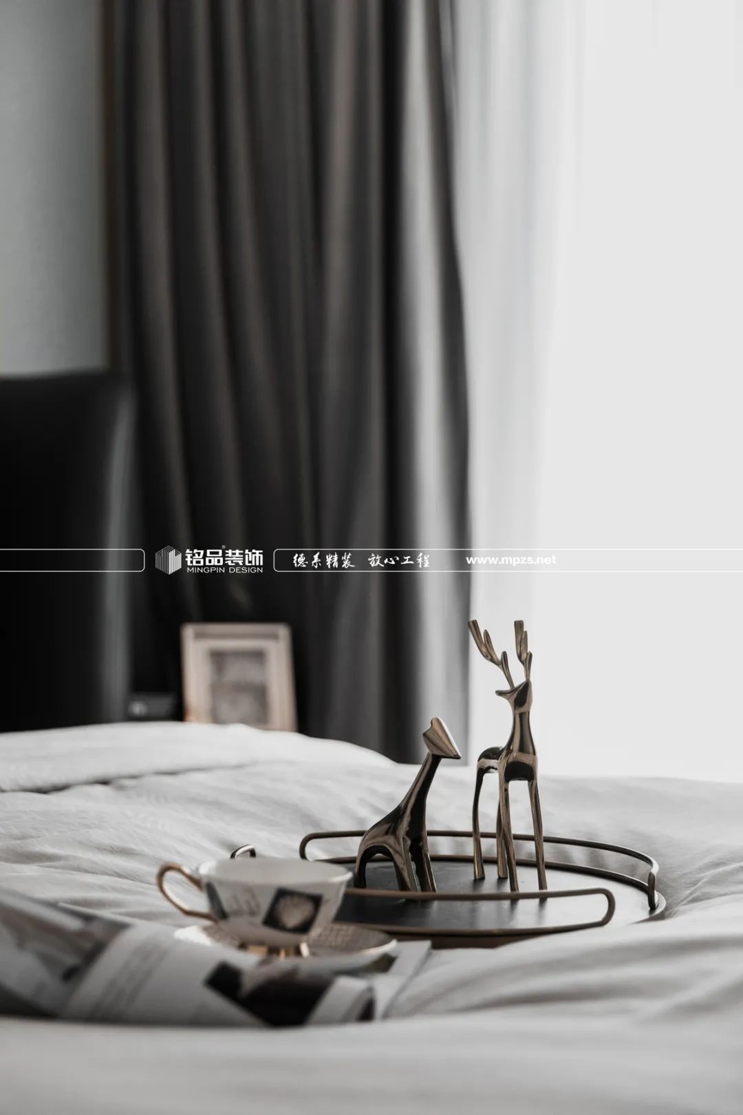 龙湖滟澜山现代轻奢案例，客餐厅打通扩容 1/3-46