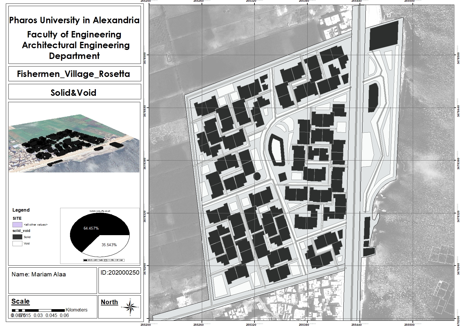 Fishermen's village Rosetta, Egypt GIS maps-5