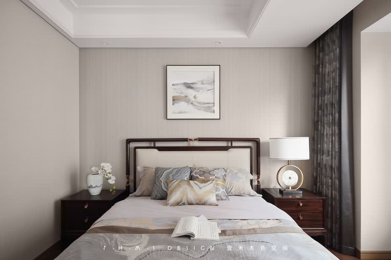 《江南·烟雨》现代中式家居丨壹禾木色空间-15