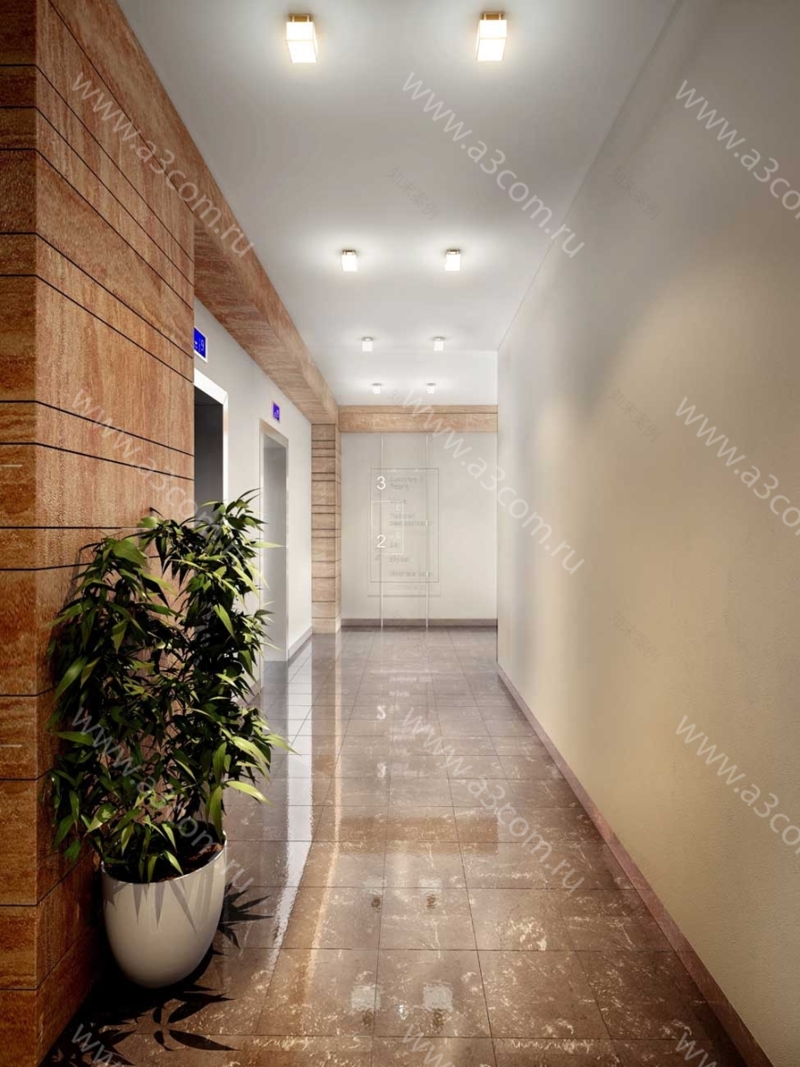 БЦ Парк Мира 大堂,门厅及公共区域设计项目丨俄罗斯莫斯科丨Атриком-2