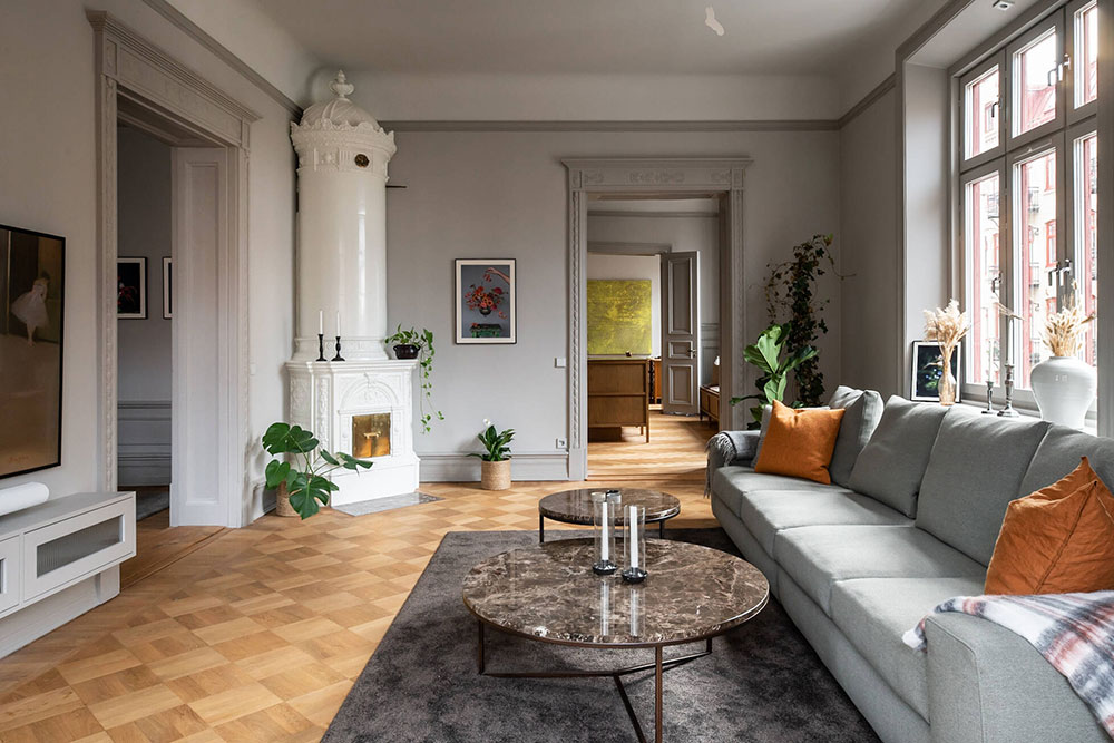 哥德堡豪华公寓的灰色魅力-4